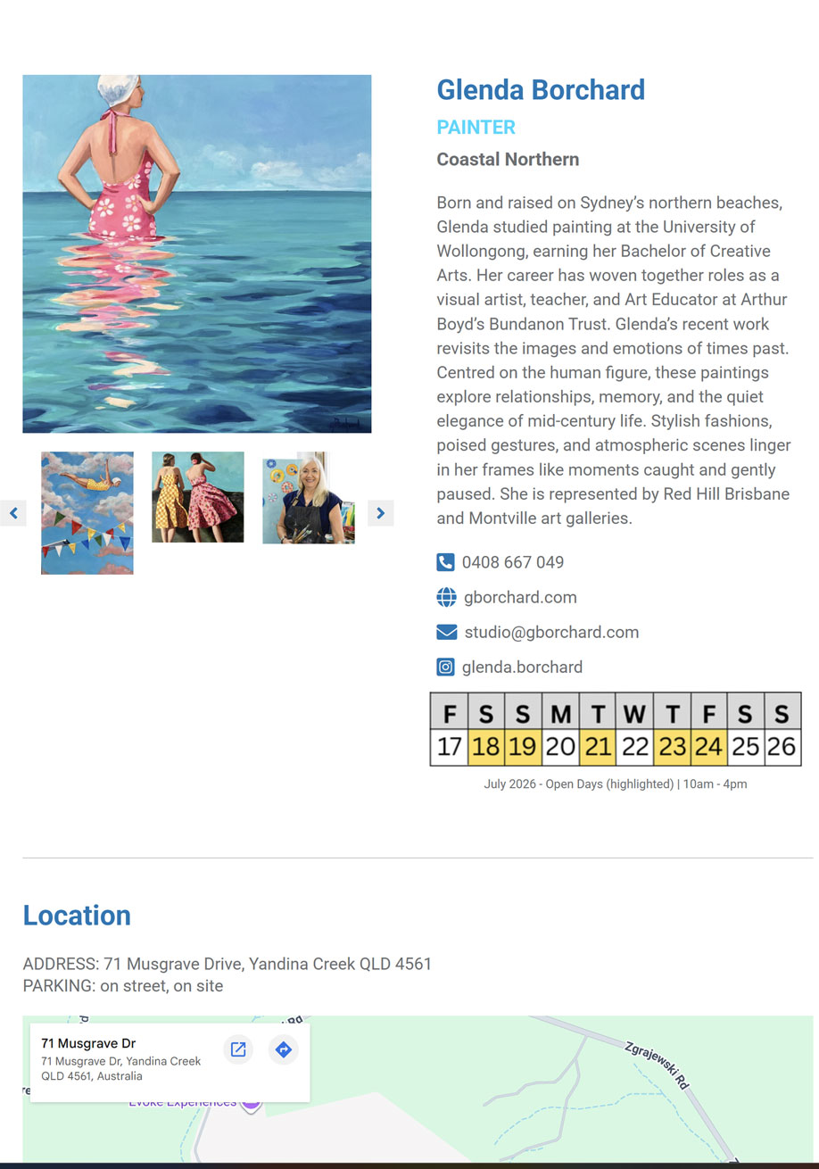 Glenda Borchard article in SALT Magazine